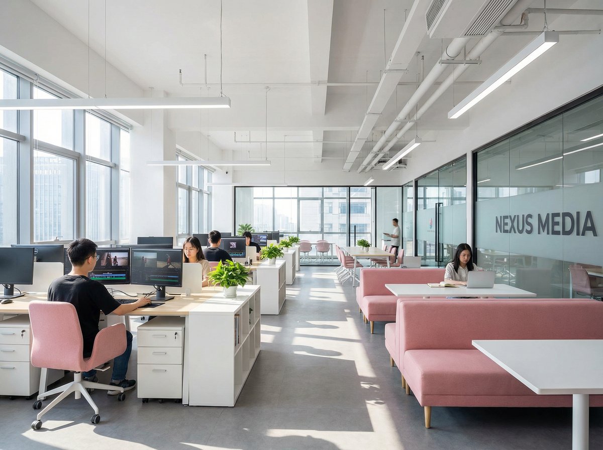 抖阴传媒公司办公环境